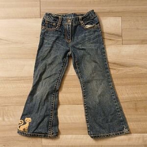 Gymboree Kitty Glamour Siamese Kitty Denim Pant Vintage Size 5 (F)